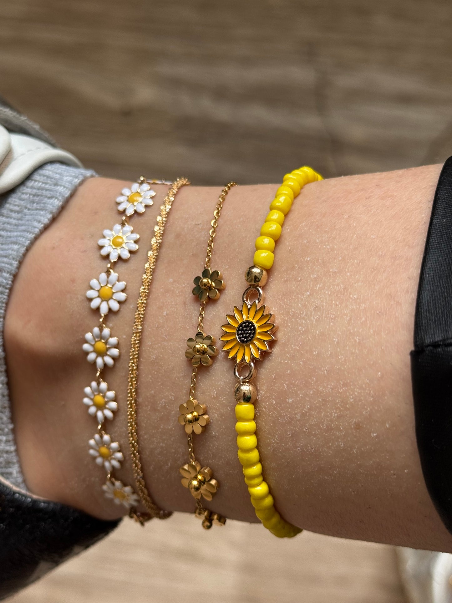 Bracelet cheville Marguerite